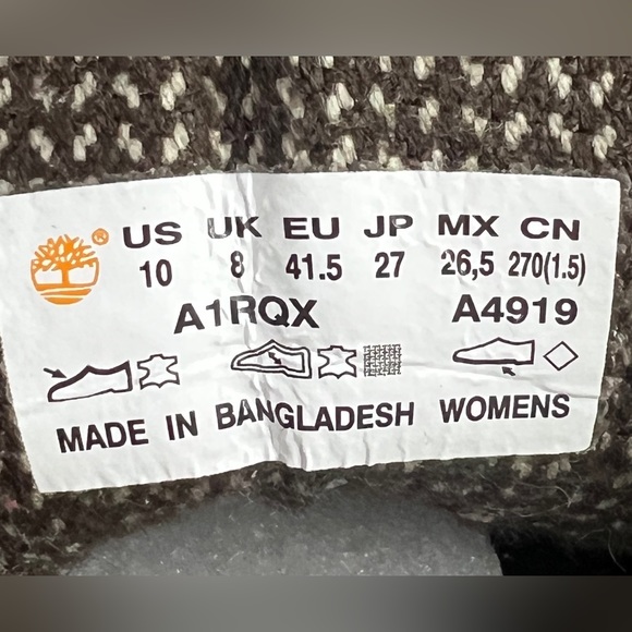 TIMBERLAND Women's Courmayeur
Valley 6" Boots Taupe Size 10 - Picture 16 of 16